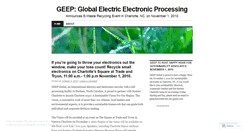 Desktop Screenshot of geepnc.wordpress.com