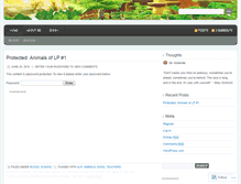 Tablet Screenshot of lorisaur.wordpress.com