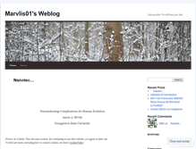 Tablet Screenshot of marvlis01.wordpress.com