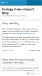 Mobile Screenshot of ecologyconsultancy.wordpress.com