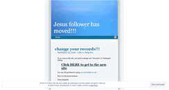 Desktop Screenshot of followjesus.wordpress.com