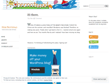 Tablet Screenshot of hernotepad.wordpress.com