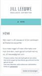 Mobile Screenshot of jillleeuwe.wordpress.com