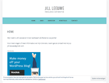 Tablet Screenshot of jillleeuwe.wordpress.com
