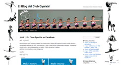 Desktop Screenshot of clubgymval.wordpress.com