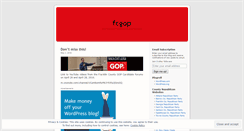 Desktop Screenshot of fcgop.wordpress.com