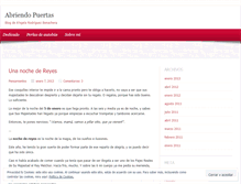 Tablet Screenshot of abrirpuertas.wordpress.com