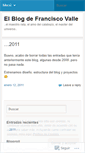 Mobile Screenshot of elblogdefranciscovalle.wordpress.com