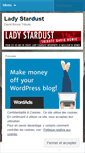 Mobile Screenshot of ladystardustribute.wordpress.com