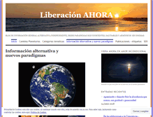Tablet Screenshot of liberacionahora.wordpress.com