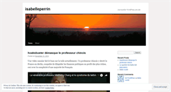 Desktop Screenshot of isabelleperrin.wordpress.com