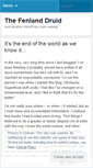 Mobile Screenshot of fenlanddruid.wordpress.com