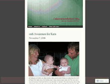 Tablet Screenshot of onhawarenessforkaris.wordpress.com