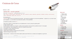 Desktop Screenshot of cetateandecaras.wordpress.com