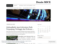 Tablet Screenshot of duniamice.wordpress.com