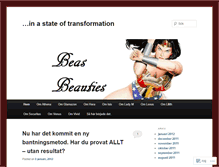 Tablet Screenshot of beasbeauties.wordpress.com