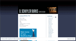 Desktop Screenshot of dschuylerburks.wordpress.com