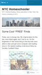 Mobile Screenshot of nychomeschooler.wordpress.com