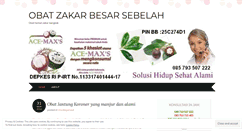 Desktop Screenshot of obatzakarbesarsebelah.wordpress.com