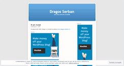 Desktop Screenshot of dragosserban.wordpress.com