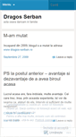 Mobile Screenshot of dragosserban.wordpress.com