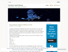 Tablet Screenshot of levelsandgear.wordpress.com