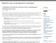 Tablet Screenshot of maitrisernotreamenagementnumerique.wordpress.com