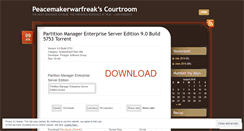 Desktop Screenshot of peacemakerwarfreak.wordpress.com