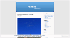 Desktop Screenshot of paviavio.wordpress.com