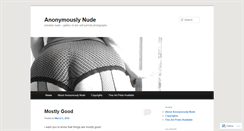 Desktop Screenshot of anonymouslynude.wordpress.com