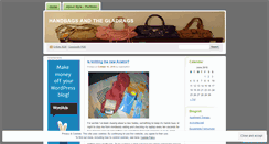 Desktop Screenshot of handbagsandthegladrags.wordpress.com