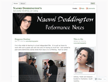 Tablet Screenshot of naomidoddington.wordpress.com