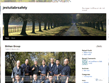 Tablet Screenshot of jestuitabrsafety.wordpress.com
