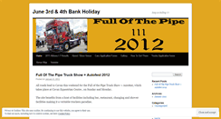 Desktop Screenshot of fullofthepipe2012.wordpress.com