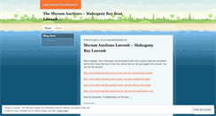 Desktop Screenshot of mecumauctionslawsuit.wordpress.com