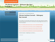 Tablet Screenshot of mecumauctionslawsuit.wordpress.com
