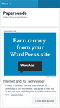 Mobile Screenshot of papersuade.wordpress.com