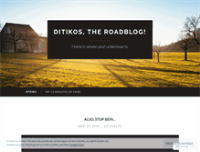 Tablet Screenshot of ditikos.wordpress.com