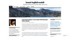 Desktop Screenshot of bonniebogliolirandall.wordpress.com