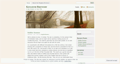 Desktop Screenshot of kingdombrewery.wordpress.com