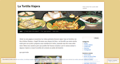 Desktop Screenshot of latortillaviajera.wordpress.com