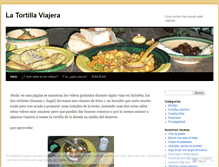 Tablet Screenshot of latortillaviajera.wordpress.com