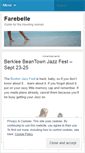 Mobile Screenshot of farebelle.wordpress.com