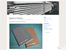 Tablet Screenshot of mkbk.wordpress.com