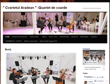 Tablet Screenshot of cvartetularadean.wordpress.com