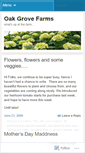 Mobile Screenshot of oakgrovefarmsllc.wordpress.com