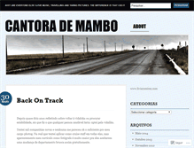 Tablet Screenshot of cantorademambo.wordpress.com