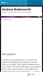 Mobile Screenshot of andrewbutterworth.wordpress.com