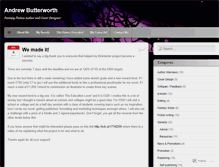 Tablet Screenshot of andrewbutterworth.wordpress.com