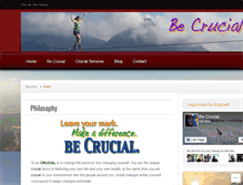 Tablet Screenshot of becrucial.wordpress.com